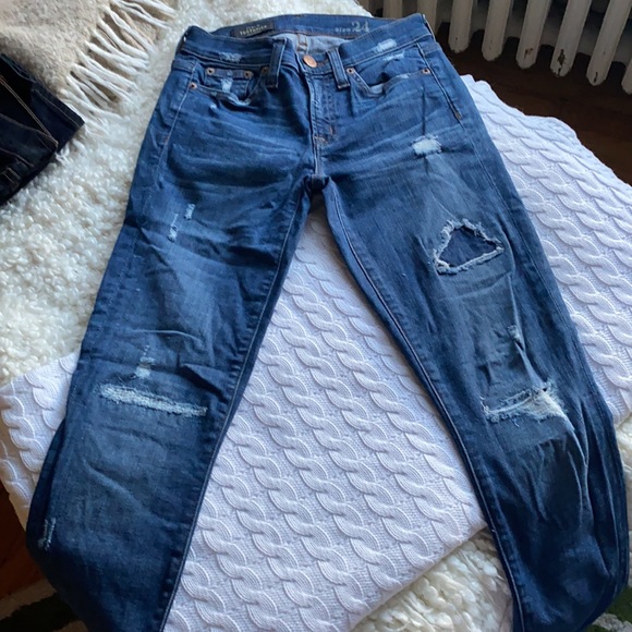 J.Crew distressed toothpick jeans - Picture 3 of 6